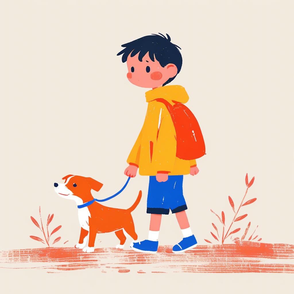 boy-walking-dog