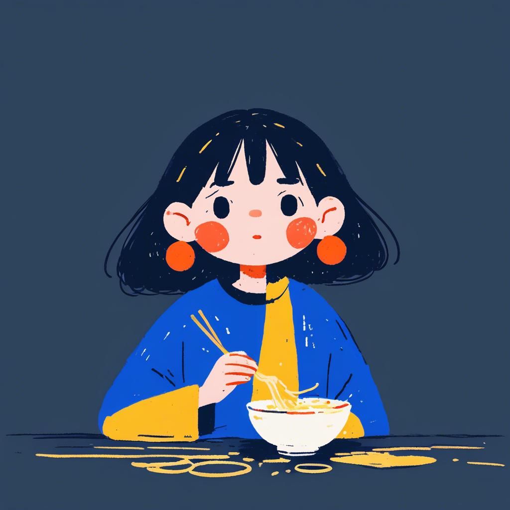girl-eating-noodles