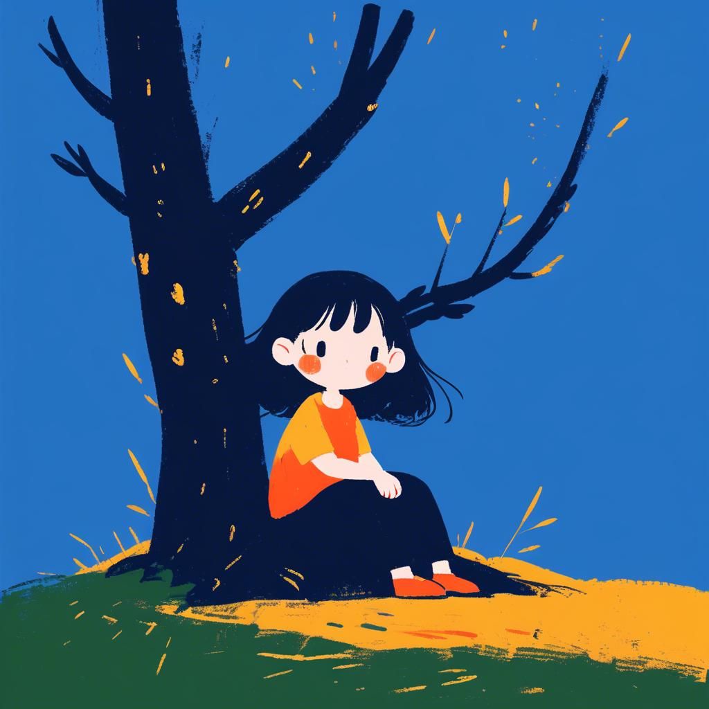 girl-sitting-under-tree