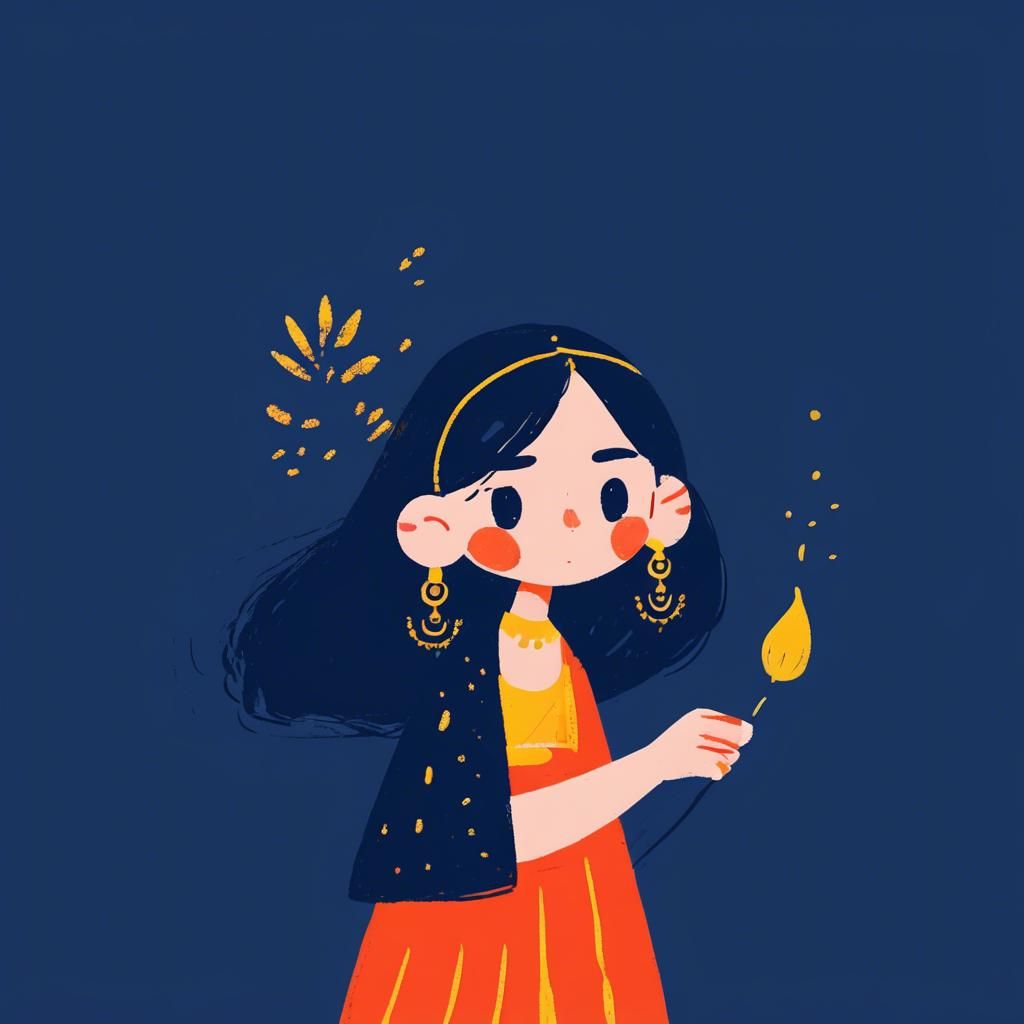 indian-girl-diwali